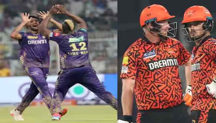 KKR vs SRH Live Score IPL 2024 : कमिंस ने स्कोर 150 के पार पहुंचाया