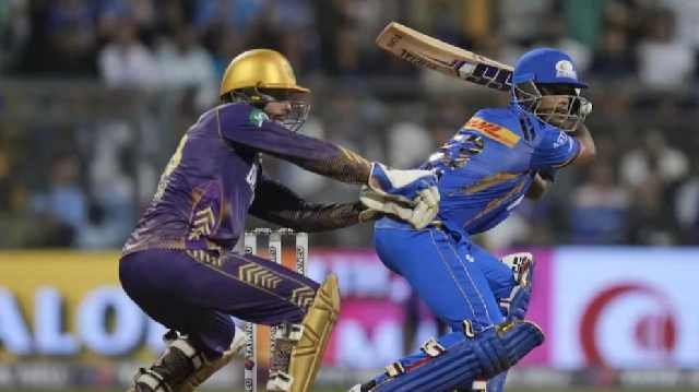 KKR vs MI : कोलकाता नाइट राइडर्स ने स्पिनर की अगुआई में मुंबई इंडियंस को 18 रनों से हराया